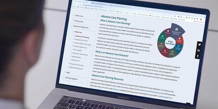 End of Life Directions for Aged Care: supporting quality care for older people at the end of life