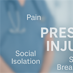 How are pressure injuries managed at the end of life?