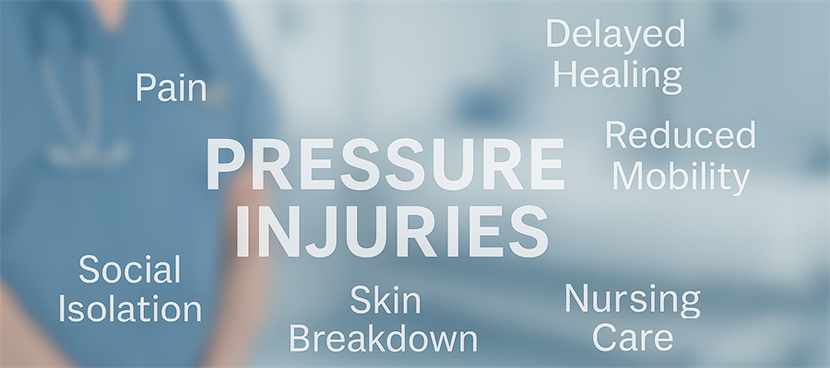 How are pressure injuries managed at the end of life?