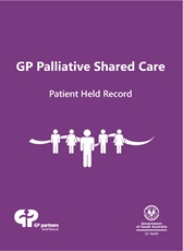image of GP Palliative Shared Care handbook cover