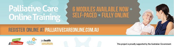 Register for palliative care online training banner