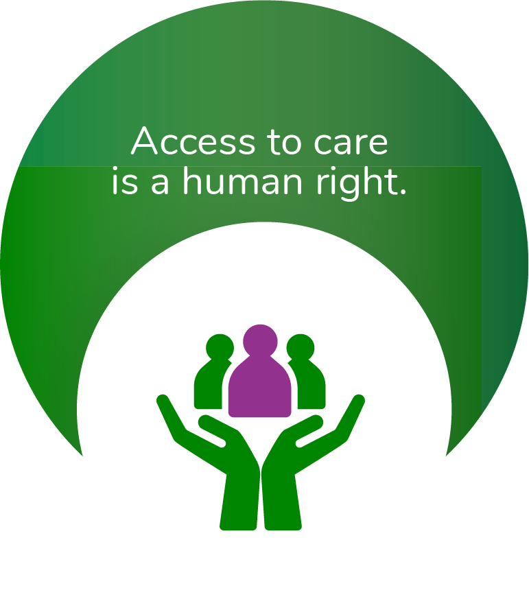Access to care is a human right.