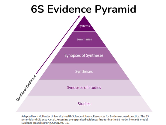 6S Evidence Pyramid