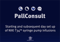 Play Video 3 - Starting and subsequent day set up of NIKIT34 syringe pump infusions
