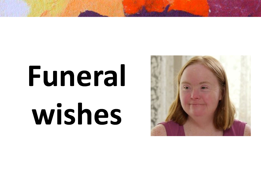 Funeral wishes module